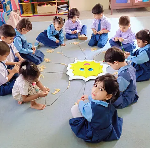 Early years students being taught through play | Photos courtesy VM Public School