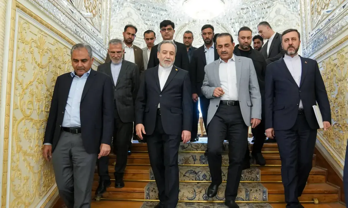 CDF Field Marshal Asim Munir and Interior Minister Mohsin Naqvi with Iran’s FM Abbas Araghchi in Tehran. — Tasnimnews_Fa