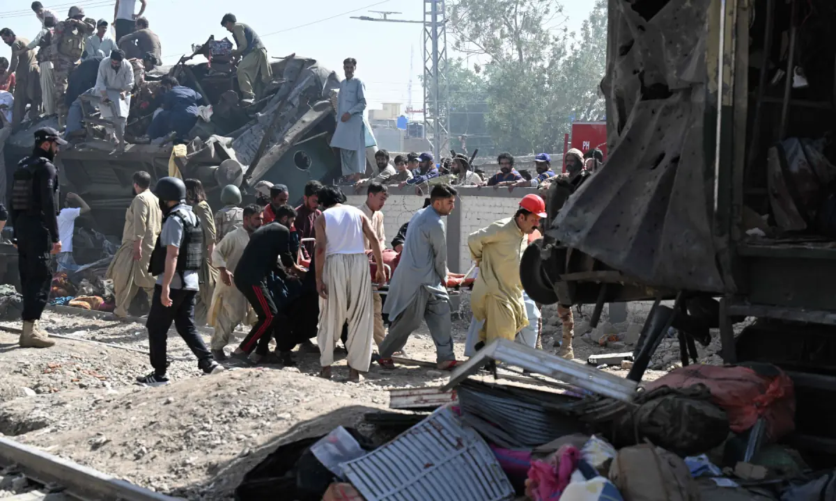At least 14 killed, 20 injured in suicide bombing targeting train in Quetta: Balochistan govt