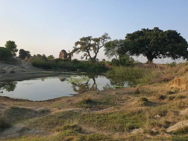 The ancient water pond in the vicinity of the shrine stands equally neglected despite the chief minister’s directions to preserve such reservoirs for water preservation.