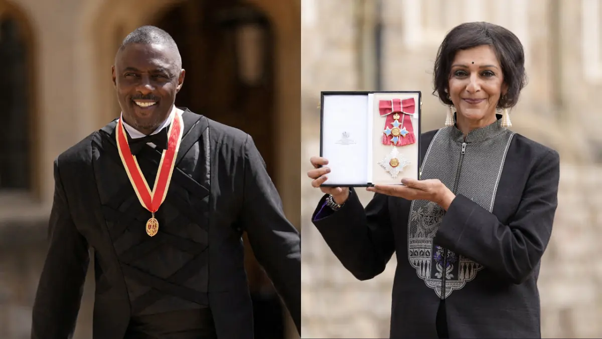 Actors Idris Elba, Meera Syal receive honours from King Charles
