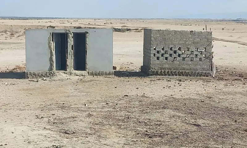 Washrooms along the route from Quetta to Makran