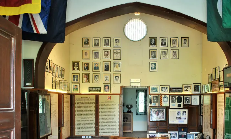 Inside Lahore Gymkhana Cricket Museum, the first of its kind in Pakistan &mdash; Credits: Dawn archives