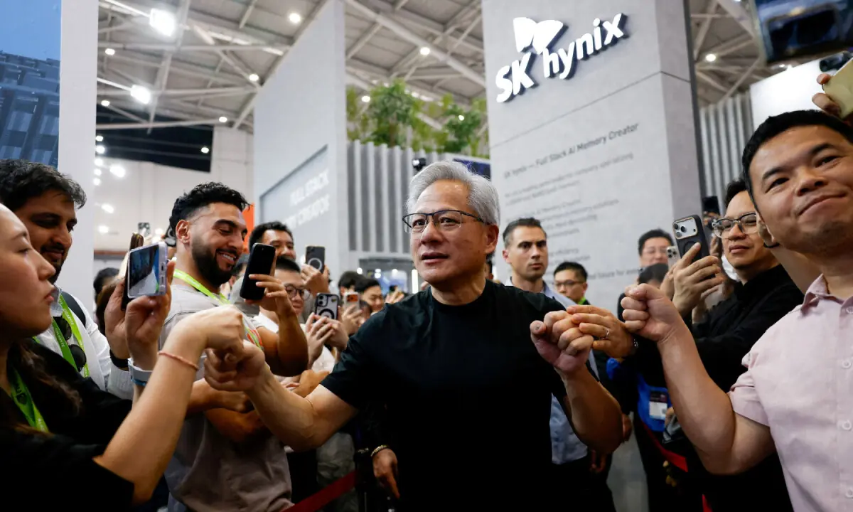 Nvidia CEO courts South Korea with TV, baseball appearances