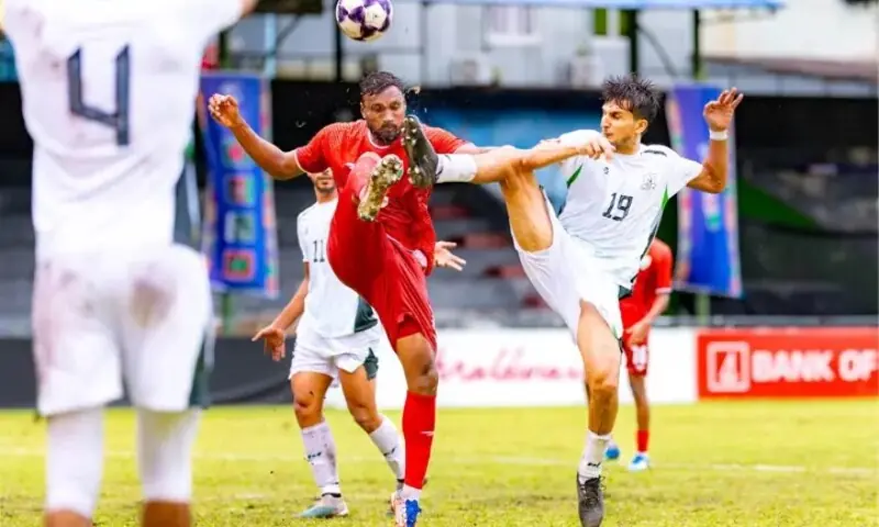 Pakistan outclass Maldives 3-0 for first win in 961 days