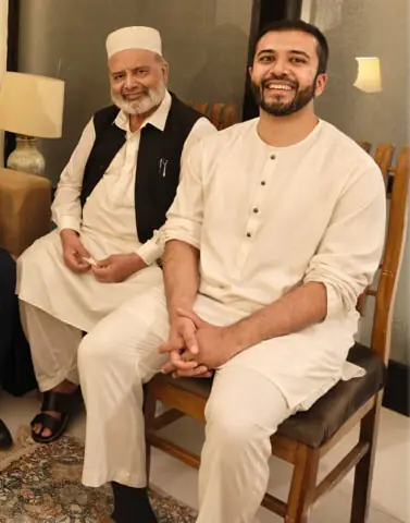 Saifullah Paracha (left) and Uzair Paracha pictured a few years after their release: Saifullah was a prisoner at the Guantanamo Bay detention camp | Courtesy the writer