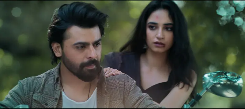 Farhan Saeed and Mamya Shajaffar in Luv Di Saun