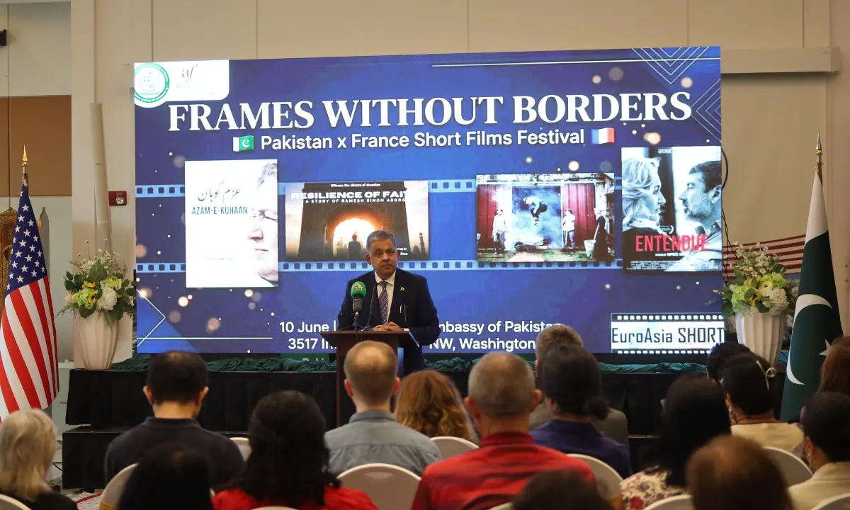 Pakistani, French short films play at Pakistan Embassy event in Washington DC