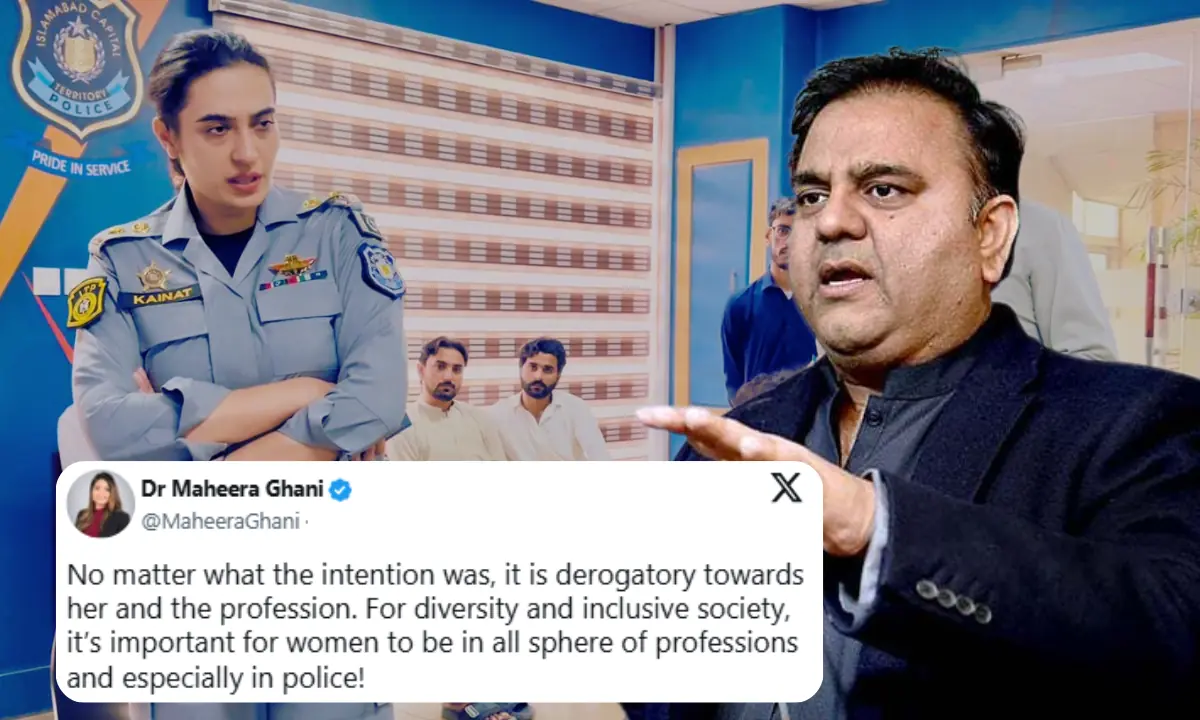 Fawad Chaudhry thinks women shouldn't join the police force and X is having none of it Fawad Chaudhry thinks women shouldn't join the police force and X is having none of it