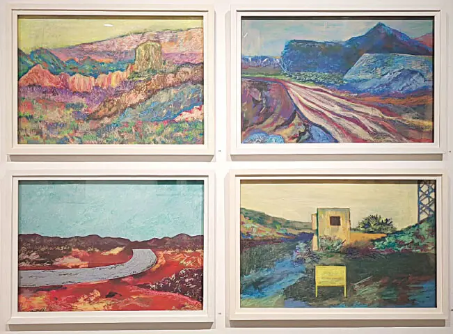 Zahabia Khozema’s artworks on display at the exhibition