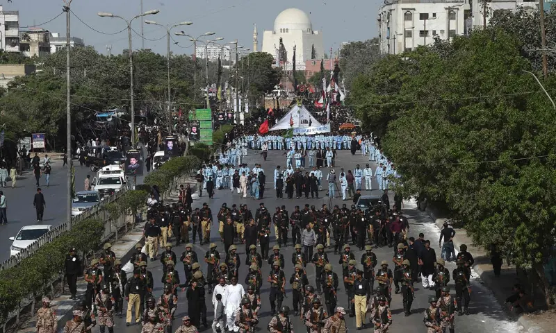 Karachi police issue traffic plan for Muharram 8-10 processions