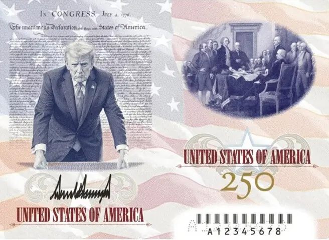 Trump unveils new US passport with his image
