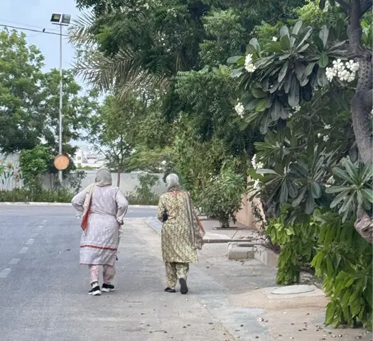  Cleaner, greener and safer streets have also encouraged people, including morning  walkers, to reclaim public space | Nadeem Khalid 