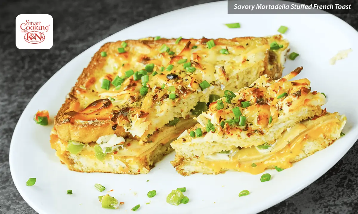 K&N's SmartCooking Recipes: Savory Mortadella Stuffed French Toast K&N's SmartCooking Recipes: Savory Mortadella Stuffed French Toast