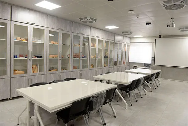  The Main hall where students will receive lectures about functions of human organs. 