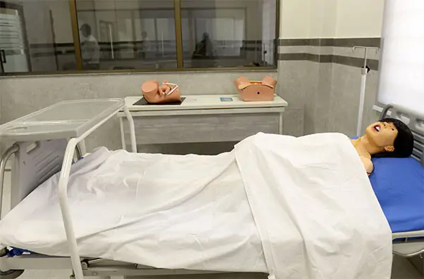  Students will receive training on anaesthesia and gynae through a robot. 