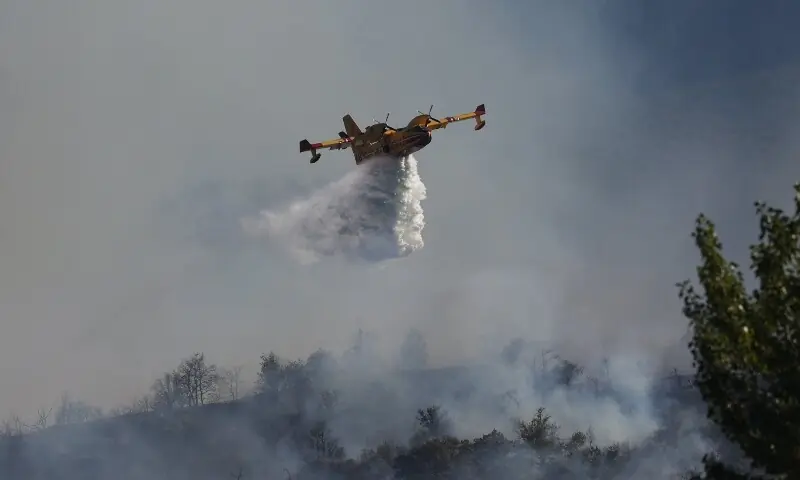 Thousands evacuated as wildfires spread across southern Europe