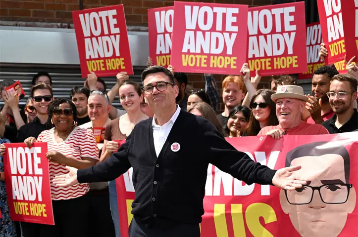  Andy Burnham needs the support of 81 of Labour&rsquo;s 402 MPs to become a formal candidate, a tally he will surpass easily.&mdash;AFP 