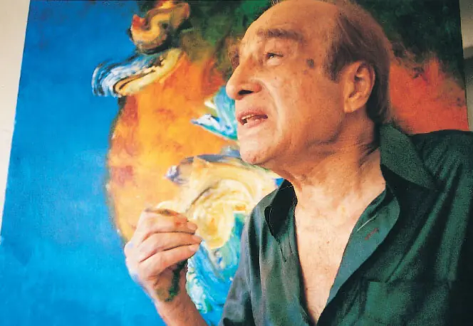 Ismail Gulgee photographed in his studio | Fahim Siddiqi/White Star
