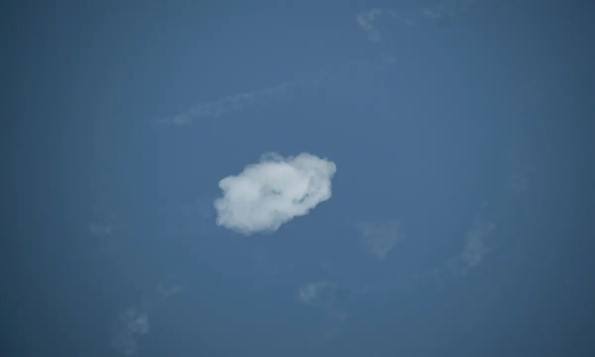 Air defence interceptions are seen in the sky above Doha on July 12, 2026. — AFP