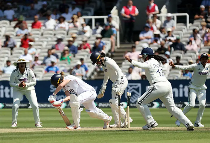 India thrash England in historic first women’s Test at Lord’s