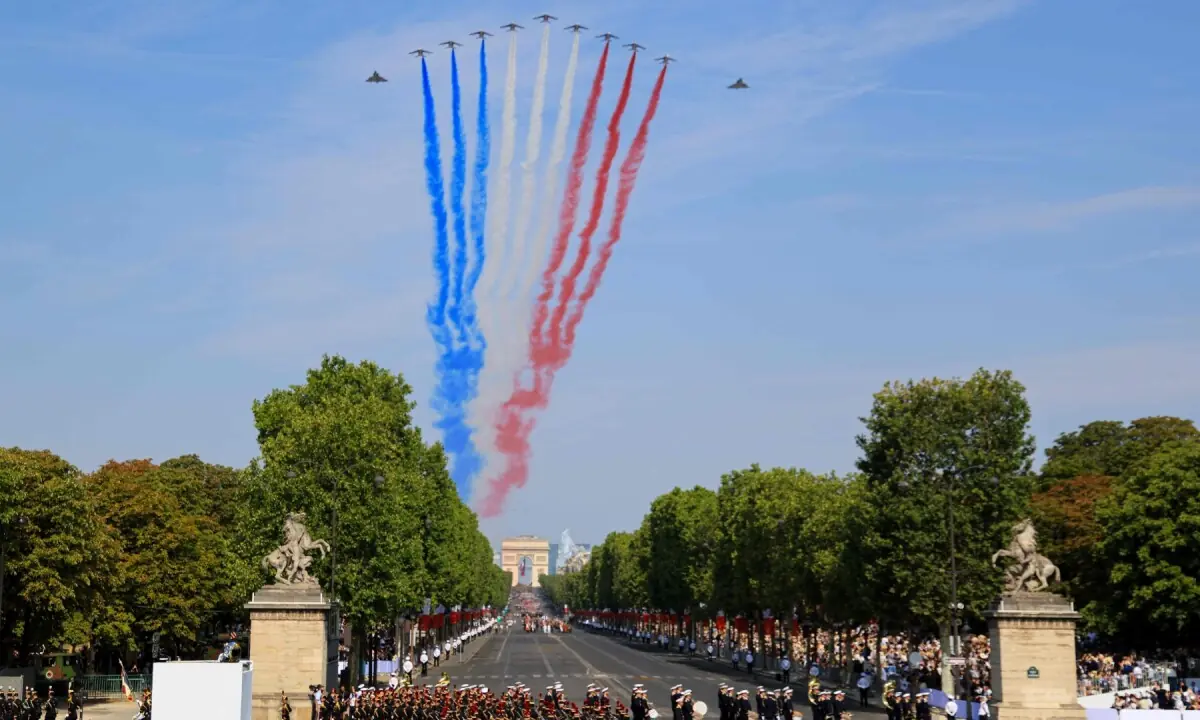 In pictures: France flaunts firepower, unity with allies in Bastille Day parade