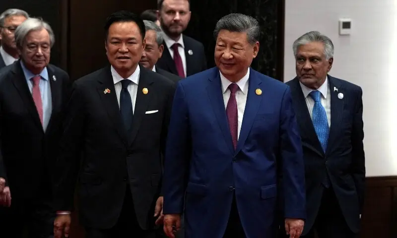 Xi pitches China as leader of new global AI order, challenging US dominance