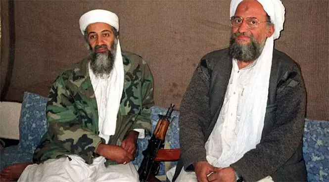 Osama bin Laden (left) in early 2011 with Ayman al-Zawahiri, who later replaced him as leader of Al Qaeda | Reuters