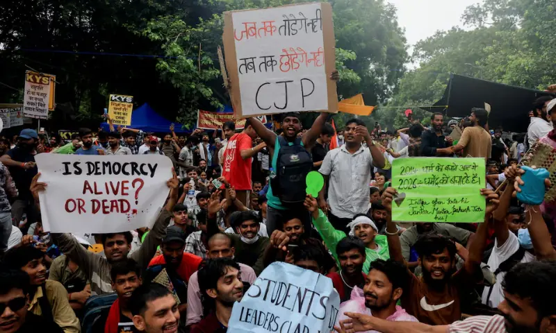 Indian government seeks time on youth protesters' minister resignation demand