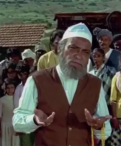 A.K. Hangal in Sholay