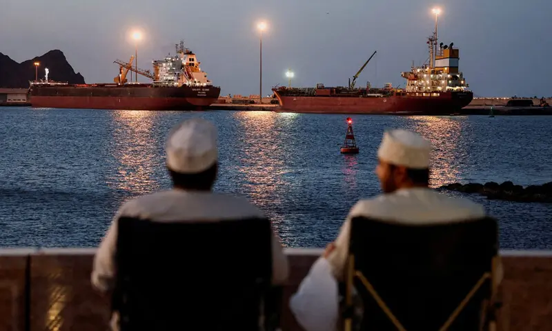 A bulk carrier and an oil tanker sit anchored in Muscat, Oman, as the Strait of Hormuz remains largely closed off: Iran understands that talks have been a treacherous shield in preparation for war by the US-Israel duo, which is why Iran is leveraging its control over the Strait of Hormuz | Reuters
