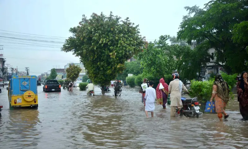 At least 3 killed in rain-related incidents across Punjab; parts of Lahore inundated