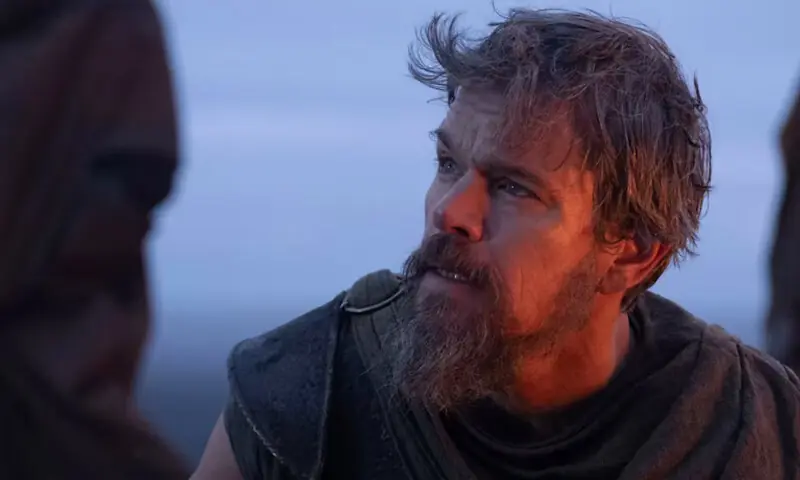 Matt Damon as King Odysseus in Christopher Nolan’s The Odyssey | Universal Pictures