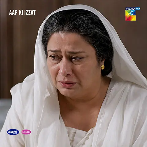 Sania Saeed plays Tabish’s (Ahsan Khan) mother in Aap Ki Izzat