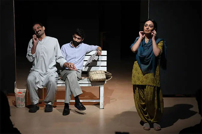 A scene from the play Badal Gaye Ho.—Dawn