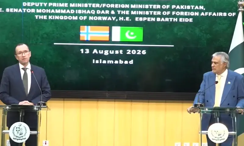 'A service to the world': Norwegian minister praises Pakistan's leadership for US-Iran mediation efforts