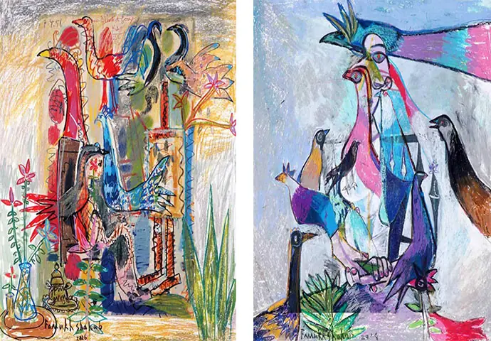  Some of the artworks displayed at the exhibition.&mdash;Fahim Siddiqi / White Star 