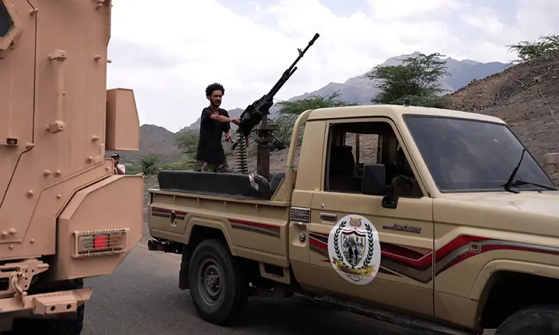 Saudi-backed forces deploy in Yemen’s Al-Kadha area, west of Taiz province.—AFP
