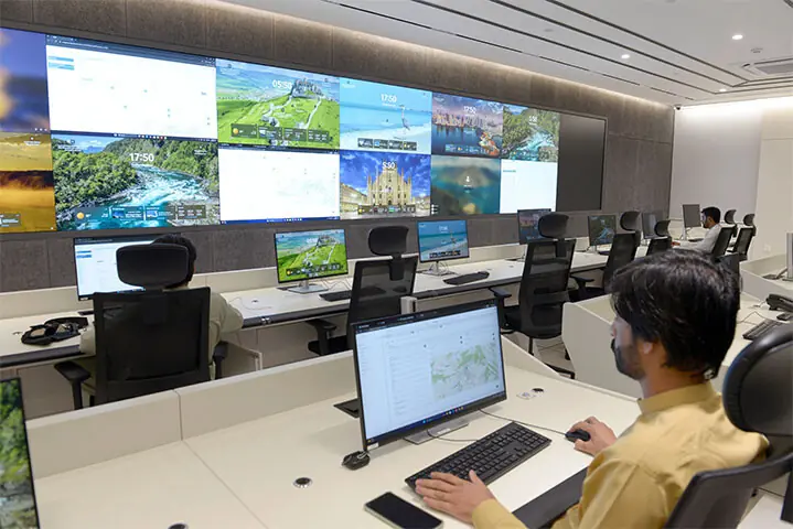 A centralised monitoring system keeps track of all AMI meters installed in Rawalpindi and receives information about tampering and other faults.