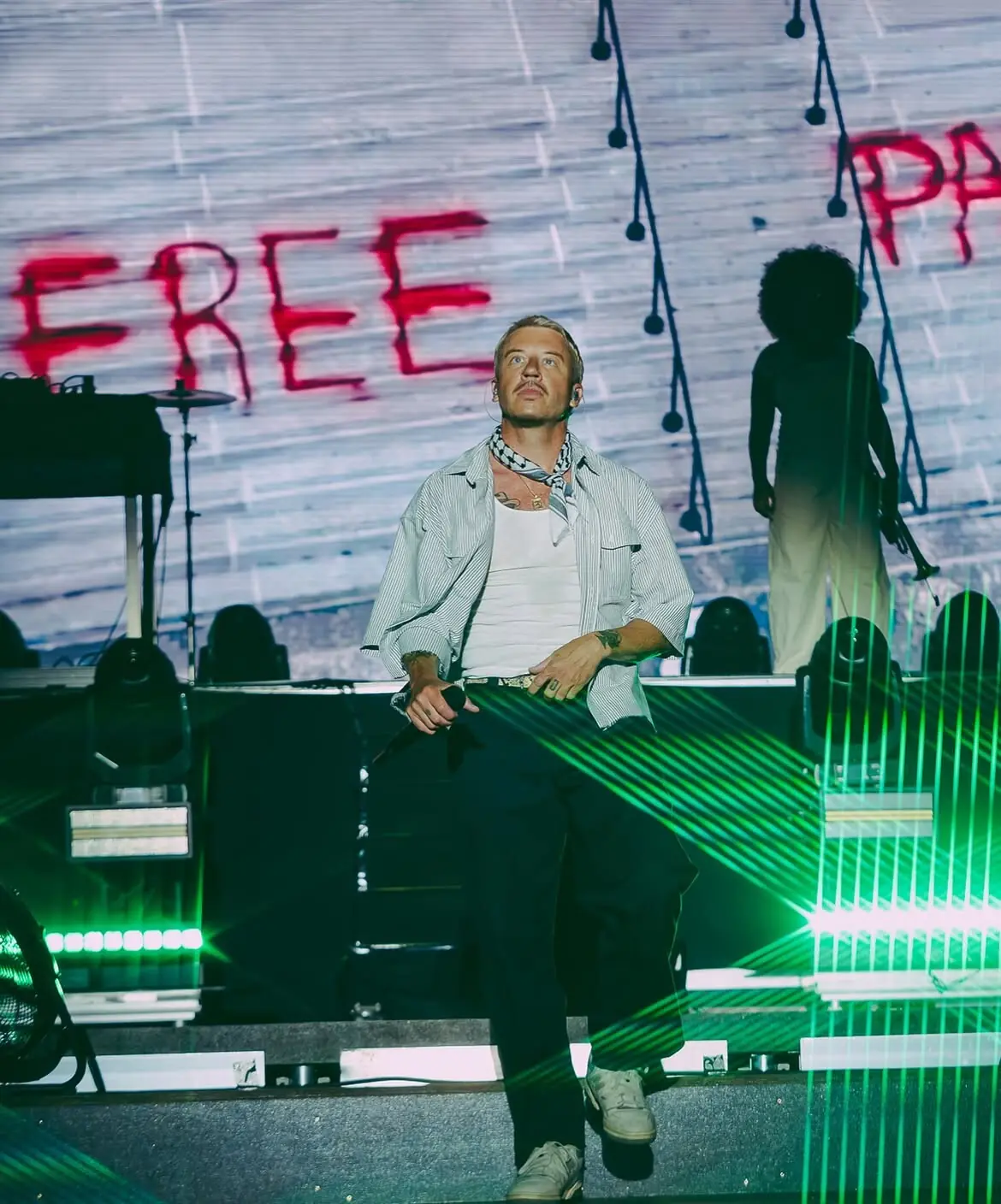 Macklemore will donate $1m earnings from Ed Sheeran tour to organisations in Palestine