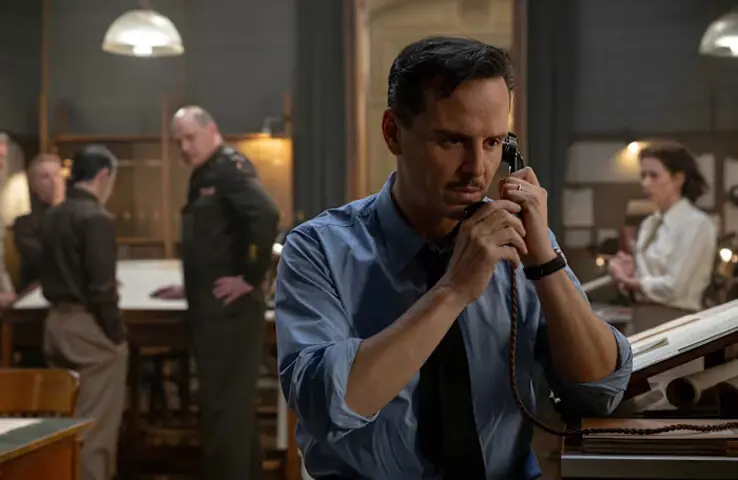 Andrew Scott as meteorologist James Stagg in Pressure | Focus Features/Studiocanal