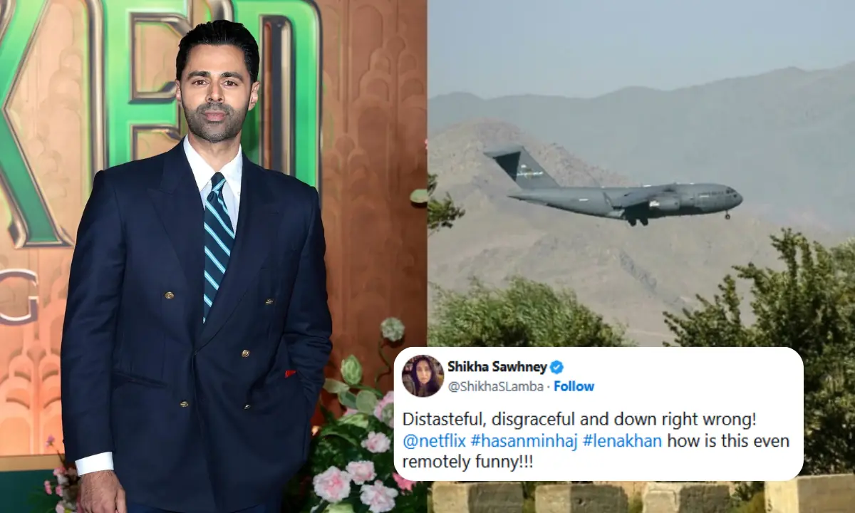 Netizens horrified after Hasan Minhaj-produced film jokes about US withdrawal from Afghanistan
