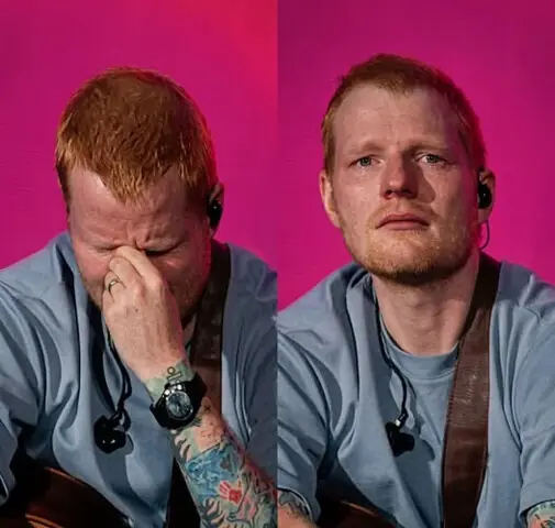   Ed Sheeran breaking down in tears on stage at Lincoln Financial Field in Philadelphia on September 19, 2026 | Instagram  