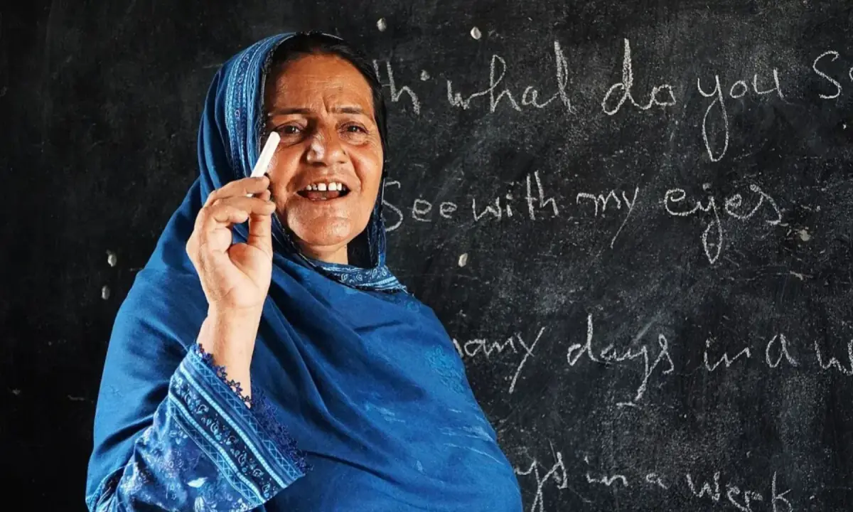 Raise your hand for Miss Shamim
