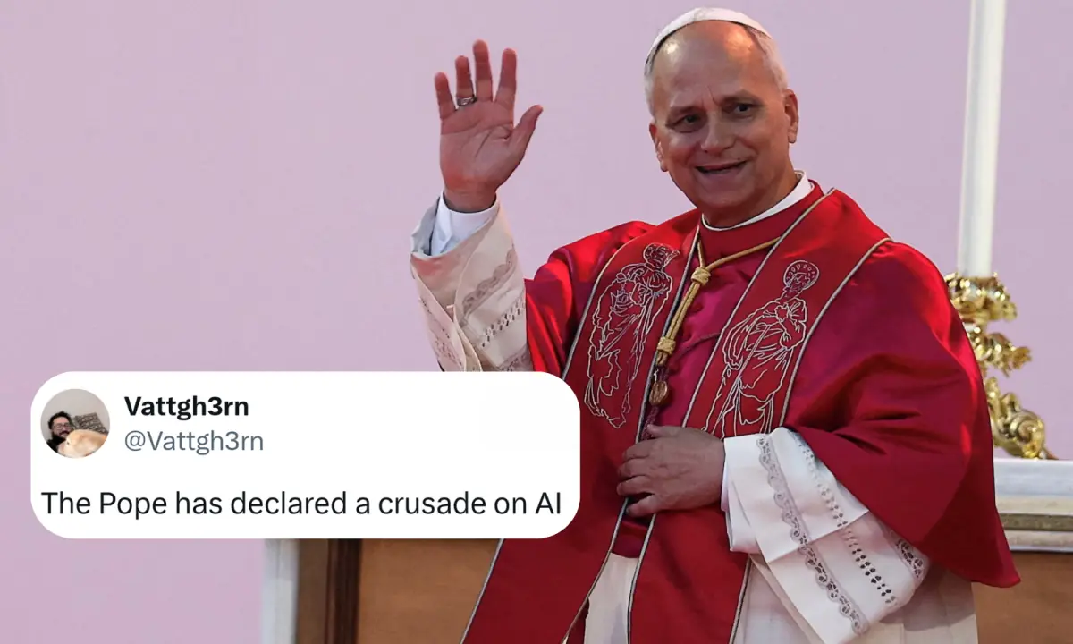 Even the Pope thinks AI is getting a bit much