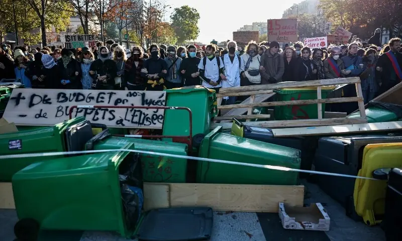 High school students to turn out for new protests across France