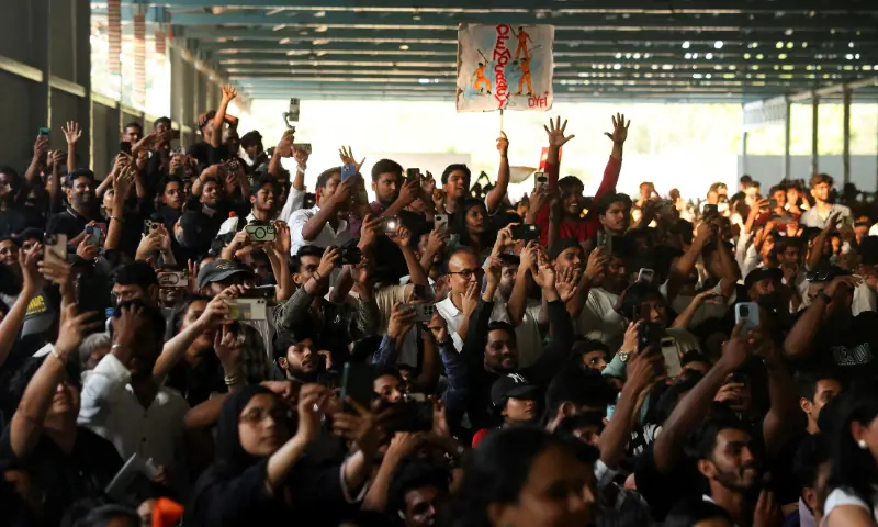 Supporters of the Cockroach Janta Party (CJP) attend a protest demanding women’s safety in Bengaluru, India, on October 8, 2026. — Reuters