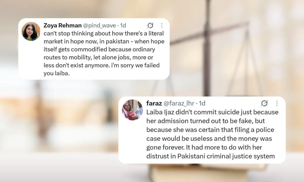 'Hope is commodified': Netizens call out systemic failure after 20-year-old ends life over university scam 'Hope is commodified': Netizens call out systemic failure after 20-year-old ends life over university scam