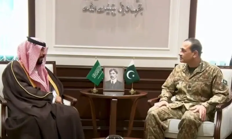 CDF Munir, new Saudi envoy express satisfaction at progress made under Makkah pact: ISPR