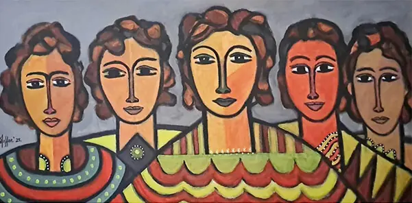 Some of the artworks displayed at the exhibition.—Fahim Siddiqi / White Star